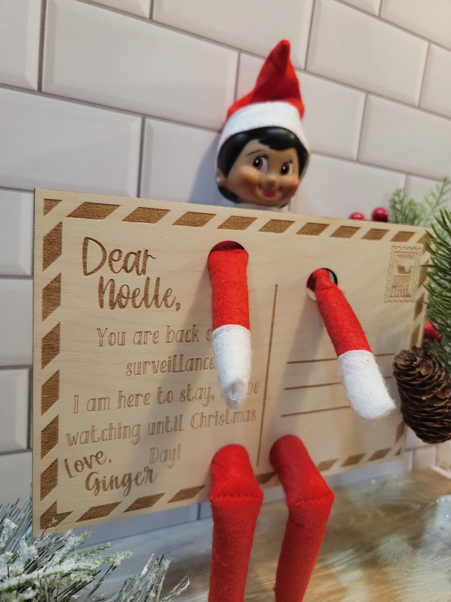 Elf Surveillance Postcard