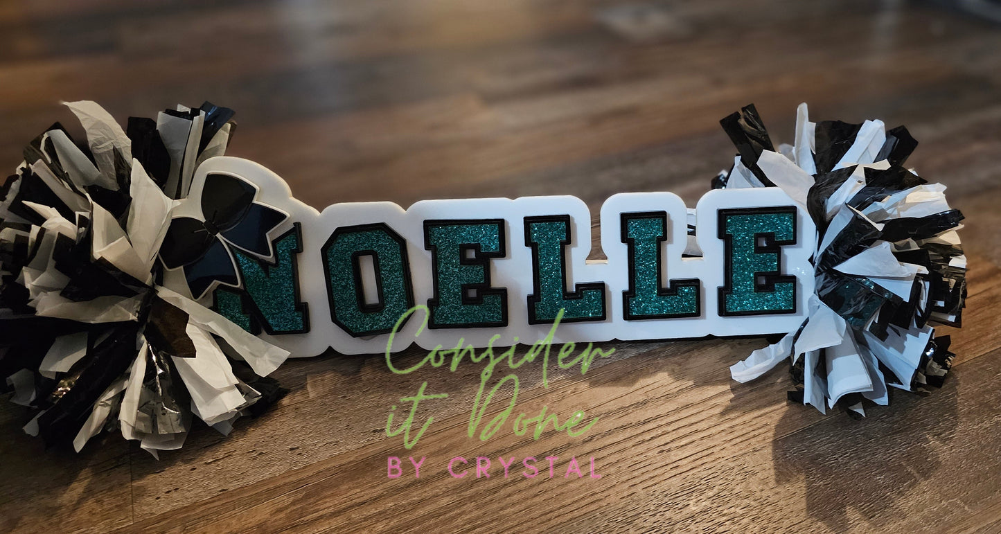 Small Cheer Spirit Stick Personalized with logo